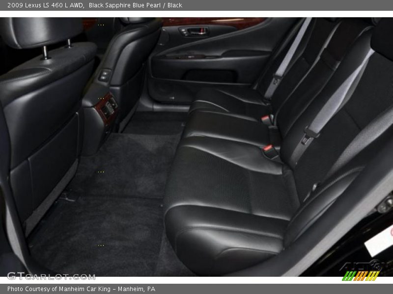 Black Sapphire Blue Pearl / Black 2009 Lexus LS 460 L AWD