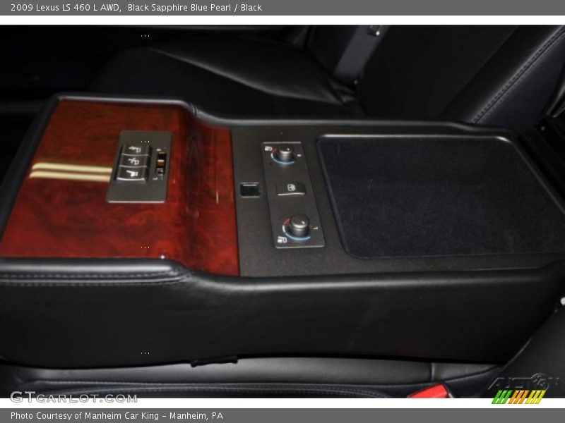 Black Sapphire Blue Pearl / Black 2009 Lexus LS 460 L AWD