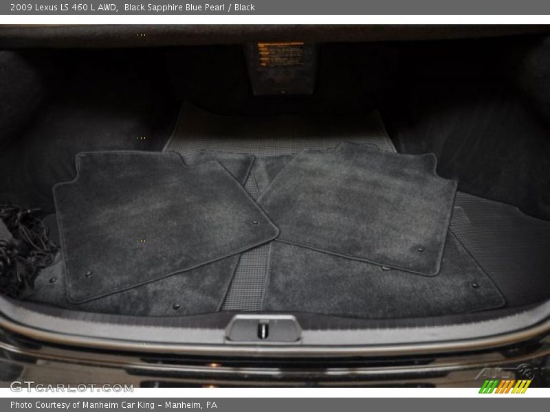 Black Sapphire Blue Pearl / Black 2009 Lexus LS 460 L AWD