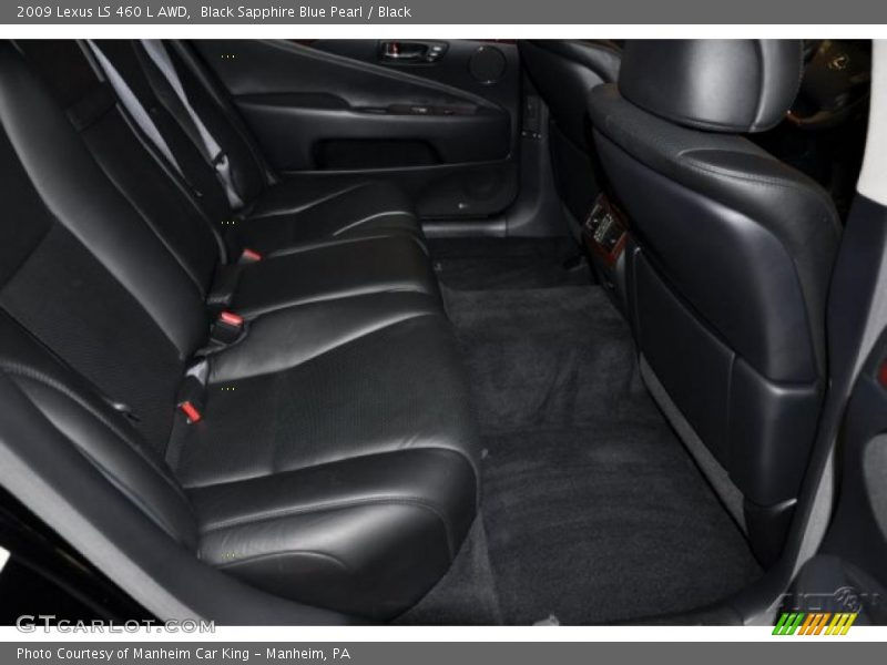 Black Sapphire Blue Pearl / Black 2009 Lexus LS 460 L AWD