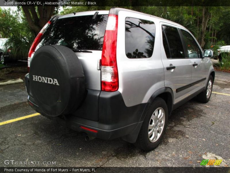 Alabaster Silver Metallic / Black 2006 Honda CR-V EX