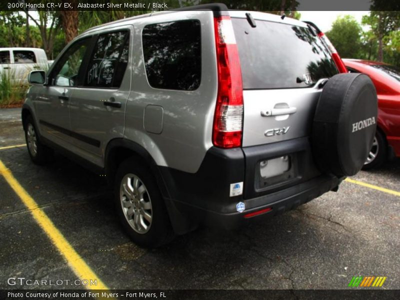 Alabaster Silver Metallic / Black 2006 Honda CR-V EX