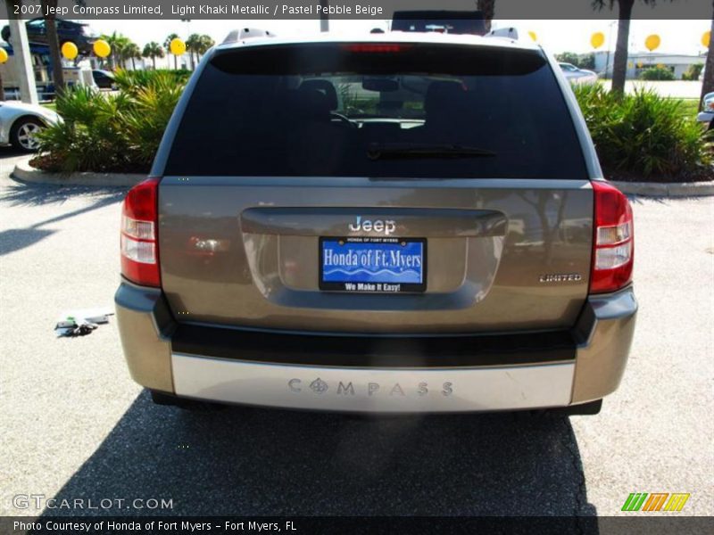 Light Khaki Metallic / Pastel Pebble Beige 2007 Jeep Compass Limited