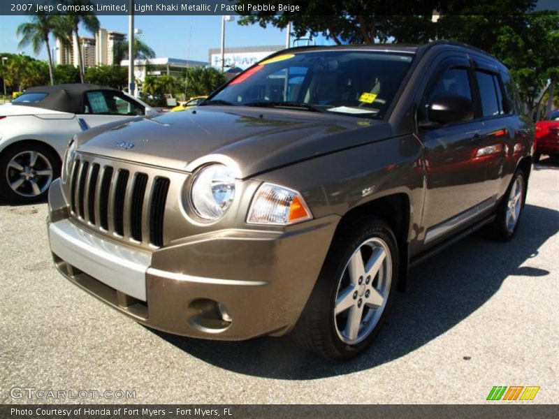 Light Khaki Metallic / Pastel Pebble Beige 2007 Jeep Compass Limited