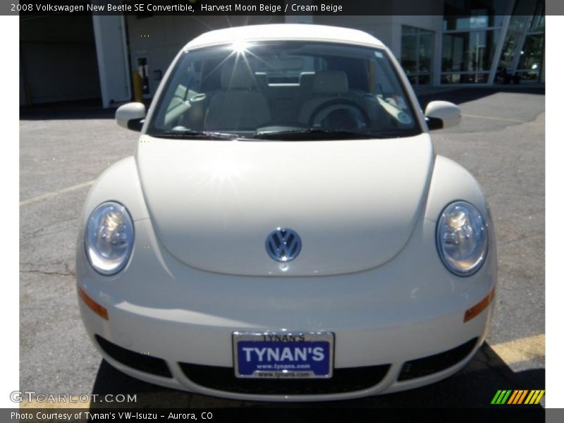 Harvest Moon Beige / Cream Beige 2008 Volkswagen New Beetle SE Convertible