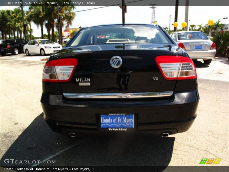 Black Ebony / Camel 2007 Mercury Milan V6 Premier