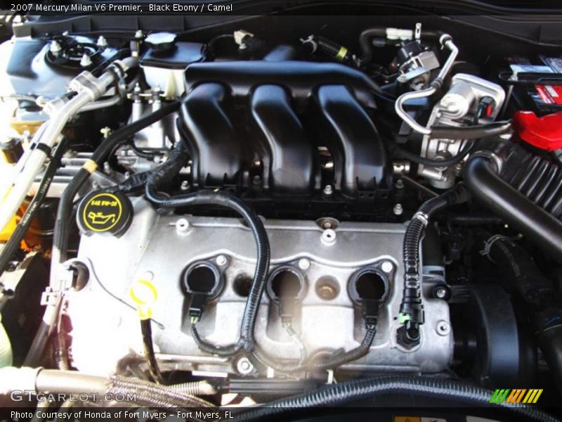Black Ebony / Camel 2007 Mercury Milan V6 Premier