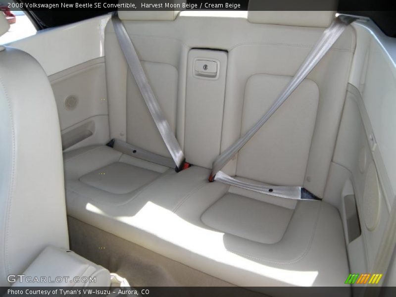 Harvest Moon Beige / Cream Beige 2008 Volkswagen New Beetle SE Convertible