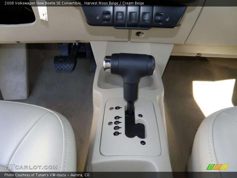 Harvest Moon Beige / Cream Beige 2008 Volkswagen New Beetle SE Convertible