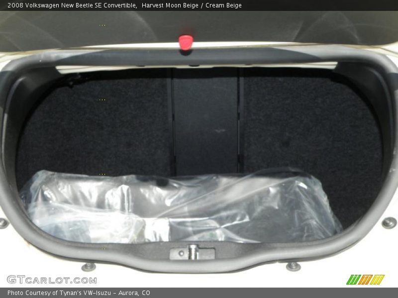 Harvest Moon Beige / Cream Beige 2008 Volkswagen New Beetle SE Convertible