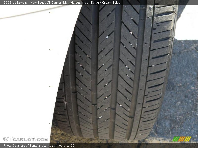 Harvest Moon Beige / Cream Beige 2008 Volkswagen New Beetle SE Convertible
