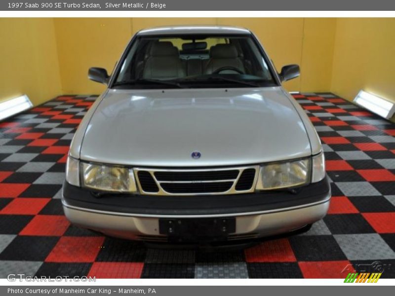 Silver Metallic / Beige 1997 Saab 900 SE Turbo Sedan
