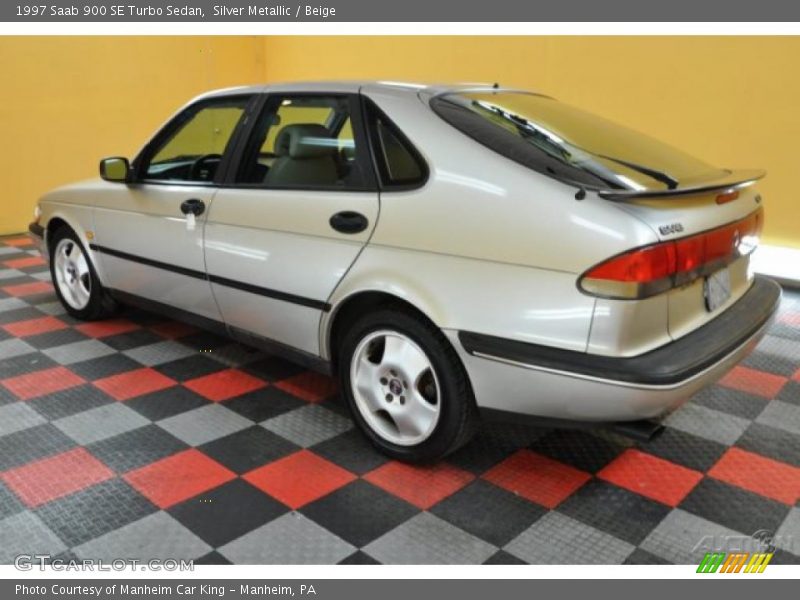 Silver Metallic / Beige 1997 Saab 900 SE Turbo Sedan