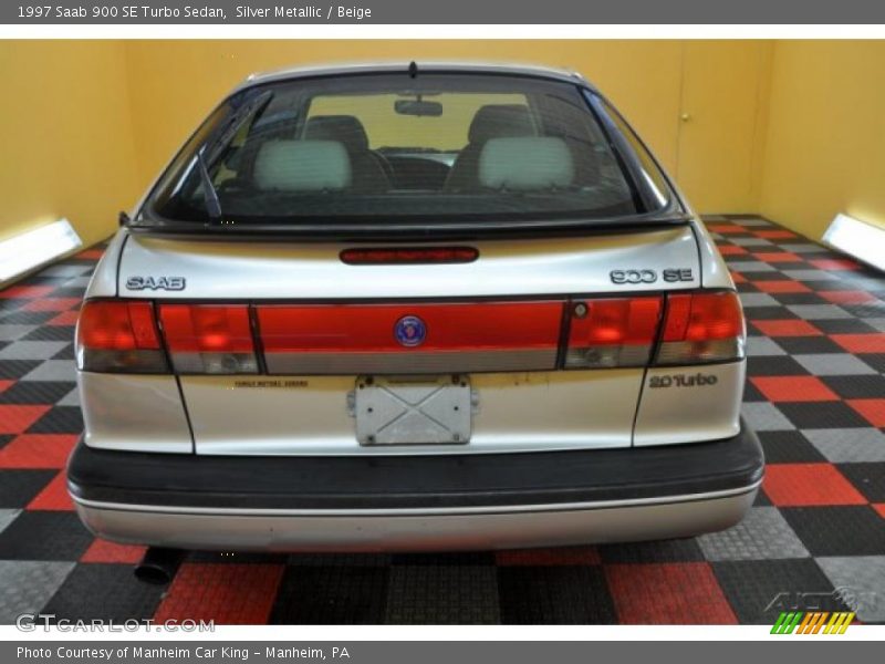Silver Metallic / Beige 1997 Saab 900 SE Turbo Sedan