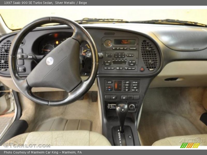 Silver Metallic / Beige 1997 Saab 900 SE Turbo Sedan