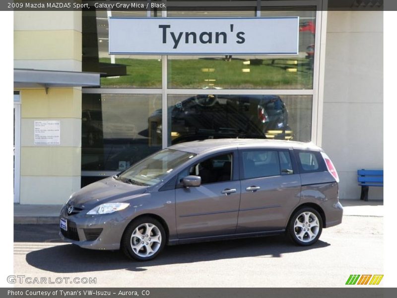 Galaxy Gray Mica / Black 2009 Mazda MAZDA5 Sport