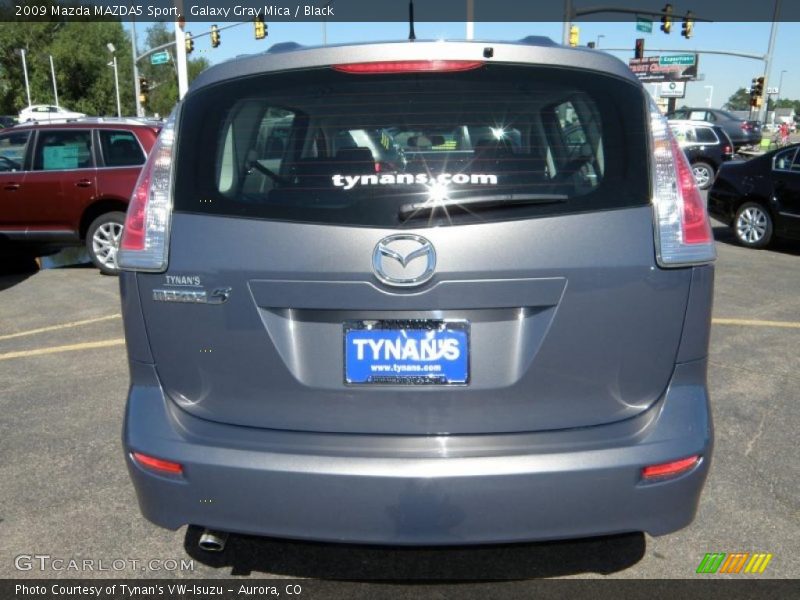 Galaxy Gray Mica / Black 2009 Mazda MAZDA5 Sport