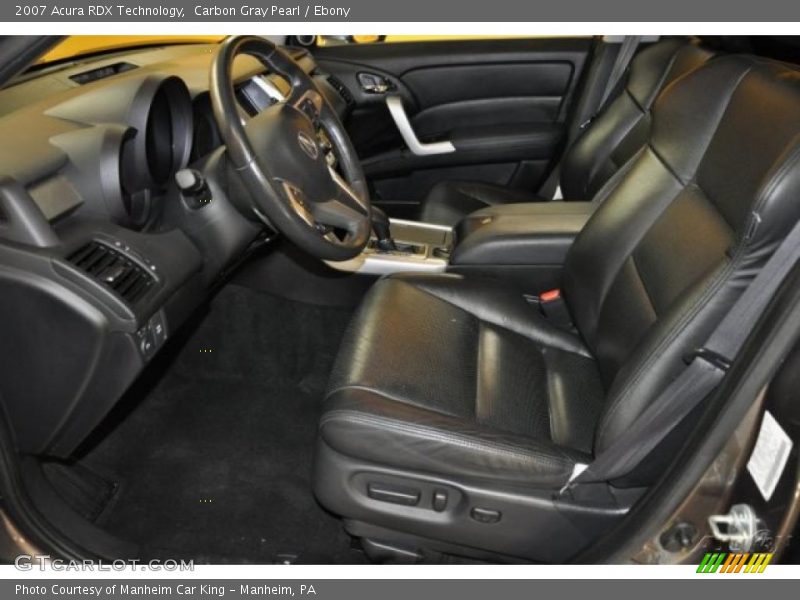 Carbon Gray Pearl / Ebony 2007 Acura RDX Technology