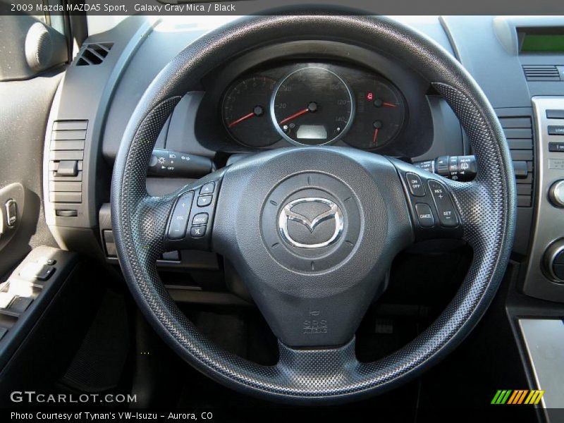 Galaxy Gray Mica / Black 2009 Mazda MAZDA5 Sport