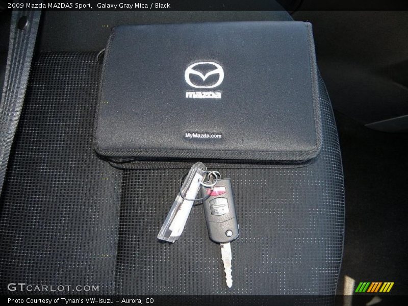 Galaxy Gray Mica / Black 2009 Mazda MAZDA5 Sport
