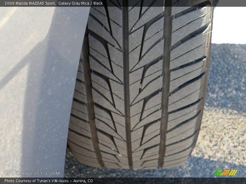 Galaxy Gray Mica / Black 2009 Mazda MAZDA5 Sport
