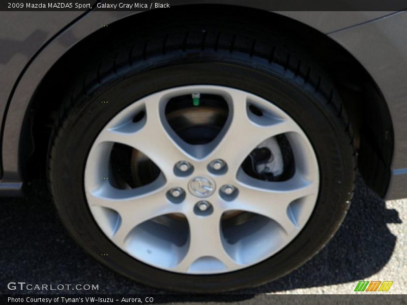 Galaxy Gray Mica / Black 2009 Mazda MAZDA5 Sport