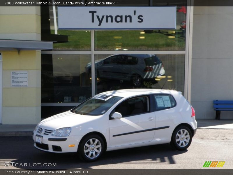 Candy White / Anthracite Black 2008 Volkswagen Rabbit 2 Door