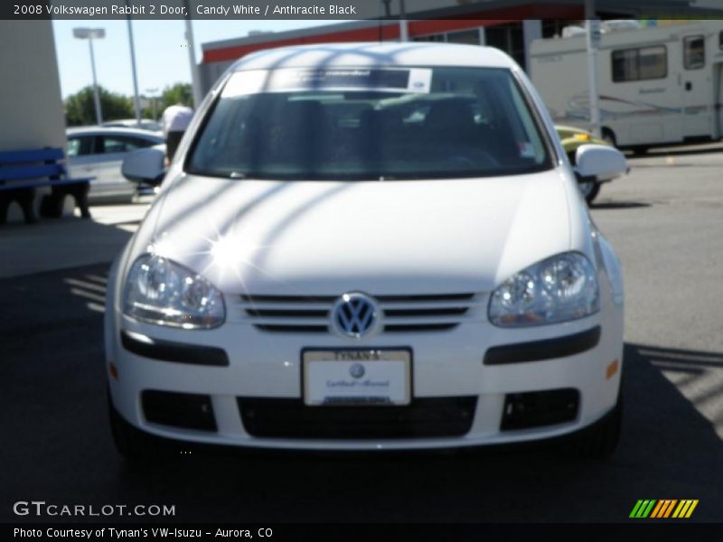 Candy White / Anthracite Black 2008 Volkswagen Rabbit 2 Door