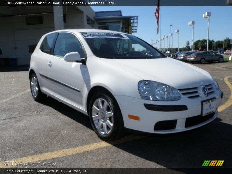 Candy White / Anthracite Black 2008 Volkswagen Rabbit 2 Door