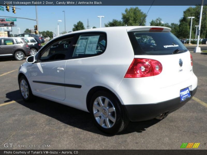 Candy White / Anthracite Black 2008 Volkswagen Rabbit 2 Door