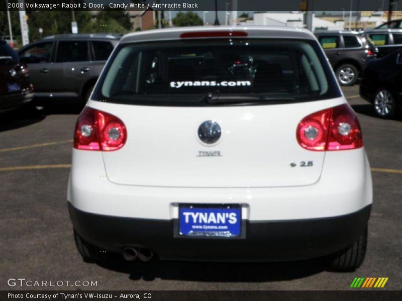 Candy White / Anthracite Black 2008 Volkswagen Rabbit 2 Door