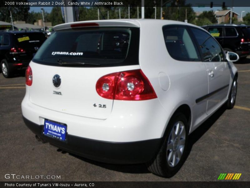 Candy White / Anthracite Black 2008 Volkswagen Rabbit 2 Door