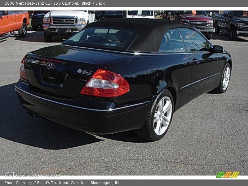 Black / Black 2006 Mercedes-Benz CLK 350 Cabriolet