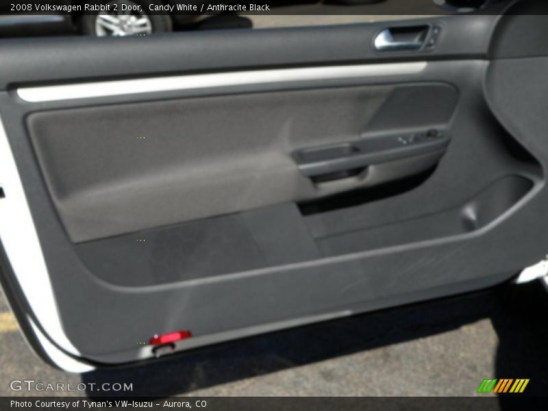 Candy White / Anthracite Black 2008 Volkswagen Rabbit 2 Door