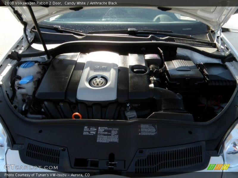 Candy White / Anthracite Black 2008 Volkswagen Rabbit 2 Door