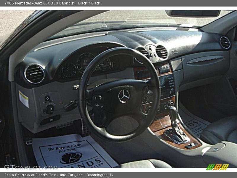 Black / Black 2006 Mercedes-Benz CLK 350 Cabriolet