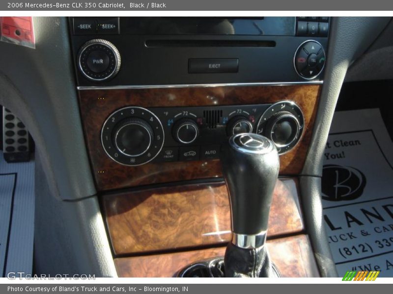 Black / Black 2006 Mercedes-Benz CLK 350 Cabriolet