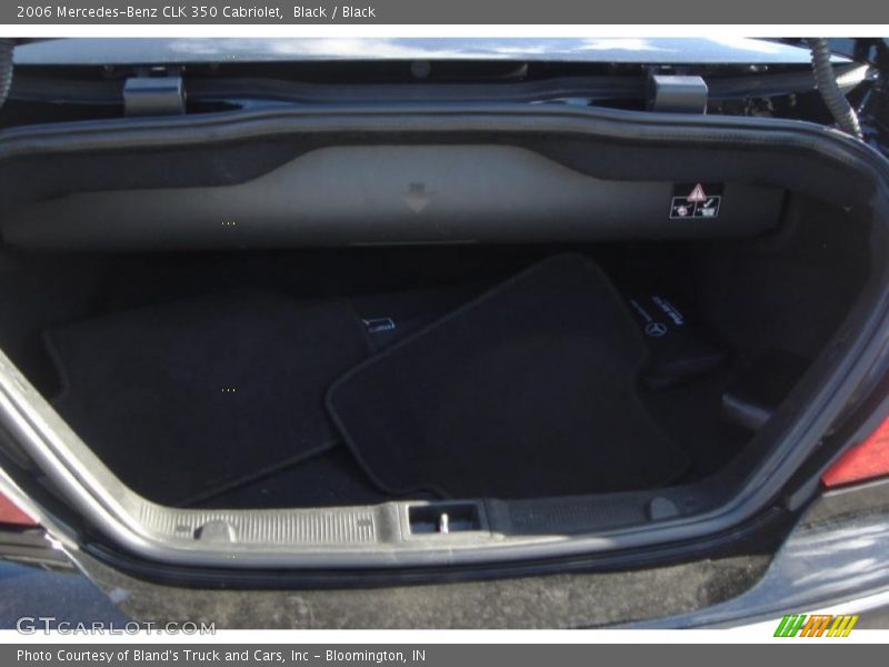 Black / Black 2006 Mercedes-Benz CLK 350 Cabriolet