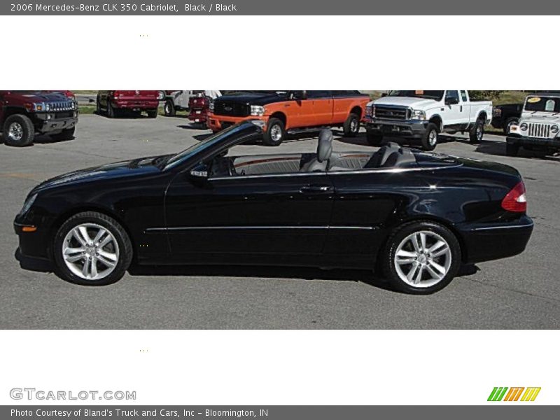 Black / Black 2006 Mercedes-Benz CLK 350 Cabriolet