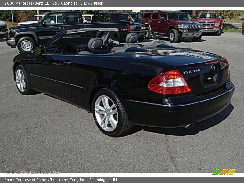 Black / Black 2006 Mercedes-Benz CLK 350 Cabriolet
