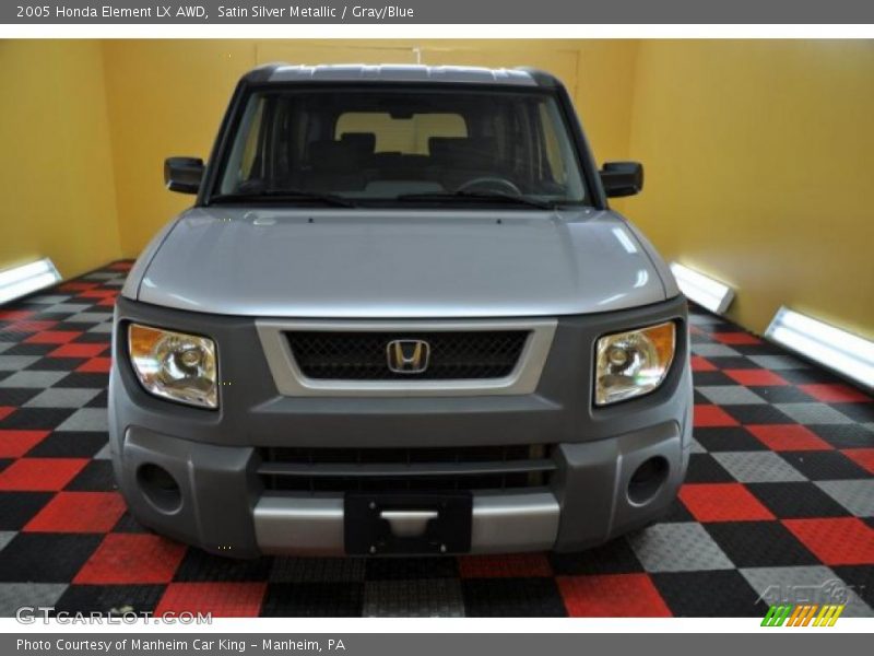 Satin Silver Metallic / Gray/Blue 2005 Honda Element LX AWD