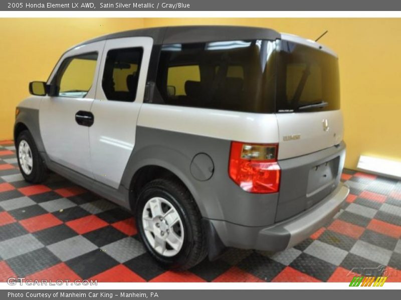 Satin Silver Metallic / Gray/Blue 2005 Honda Element LX AWD