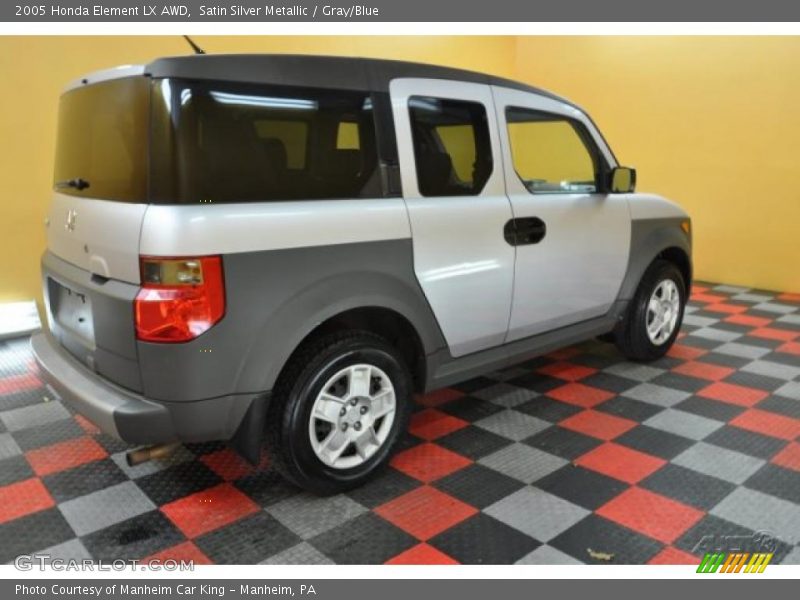 Satin Silver Metallic / Gray/Blue 2005 Honda Element LX AWD