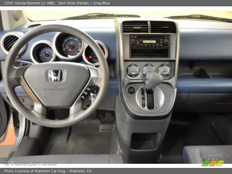 Satin Silver Metallic / Gray/Blue 2005 Honda Element LX AWD