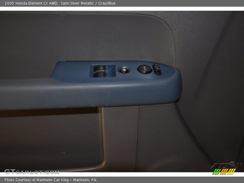 Satin Silver Metallic / Gray/Blue 2005 Honda Element LX AWD