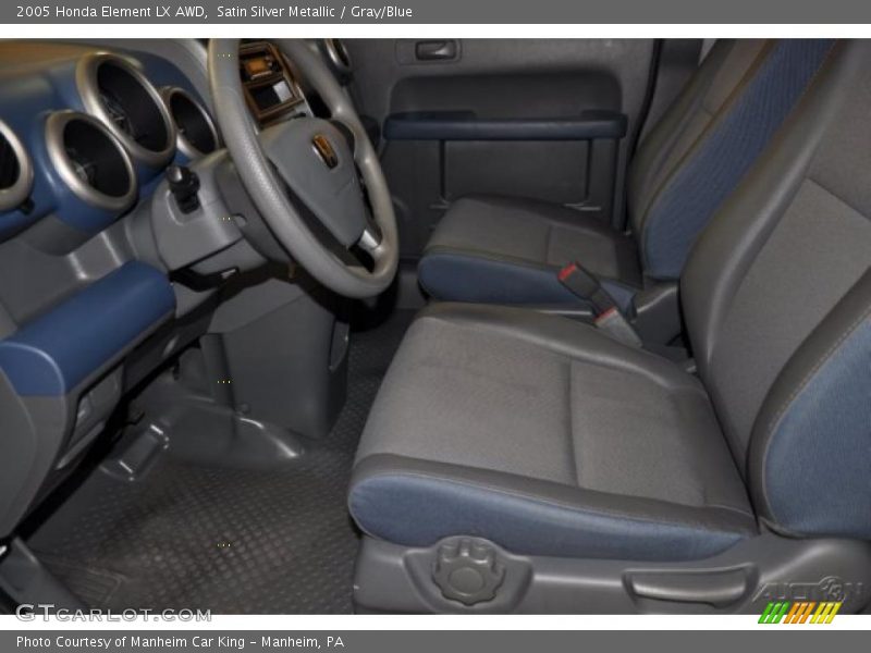 Satin Silver Metallic / Gray/Blue 2005 Honda Element LX AWD