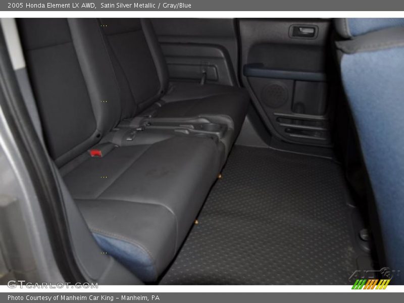 Satin Silver Metallic / Gray/Blue 2005 Honda Element LX AWD