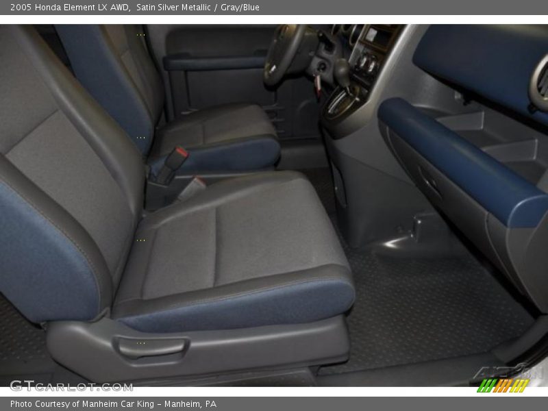 Satin Silver Metallic / Gray/Blue 2005 Honda Element LX AWD