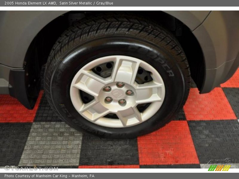 Satin Silver Metallic / Gray/Blue 2005 Honda Element LX AWD