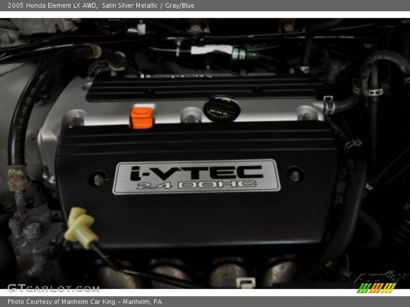 Satin Silver Metallic / Gray/Blue 2005 Honda Element LX AWD